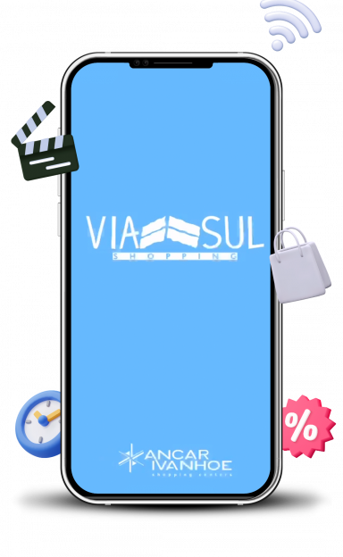 Faça o download do APP do Via Sul Shopping e descubra um universo de vantagens exclusivas, como ofertas, acesso a eventos, programação do cinema e muito mais!